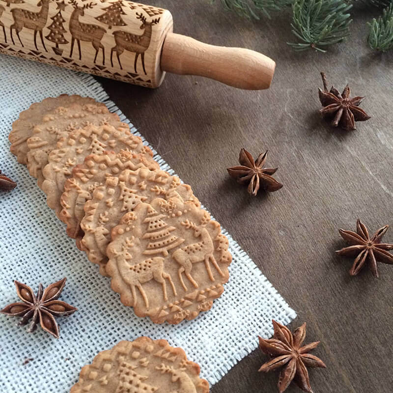 Christmas 3D Rolling Pin