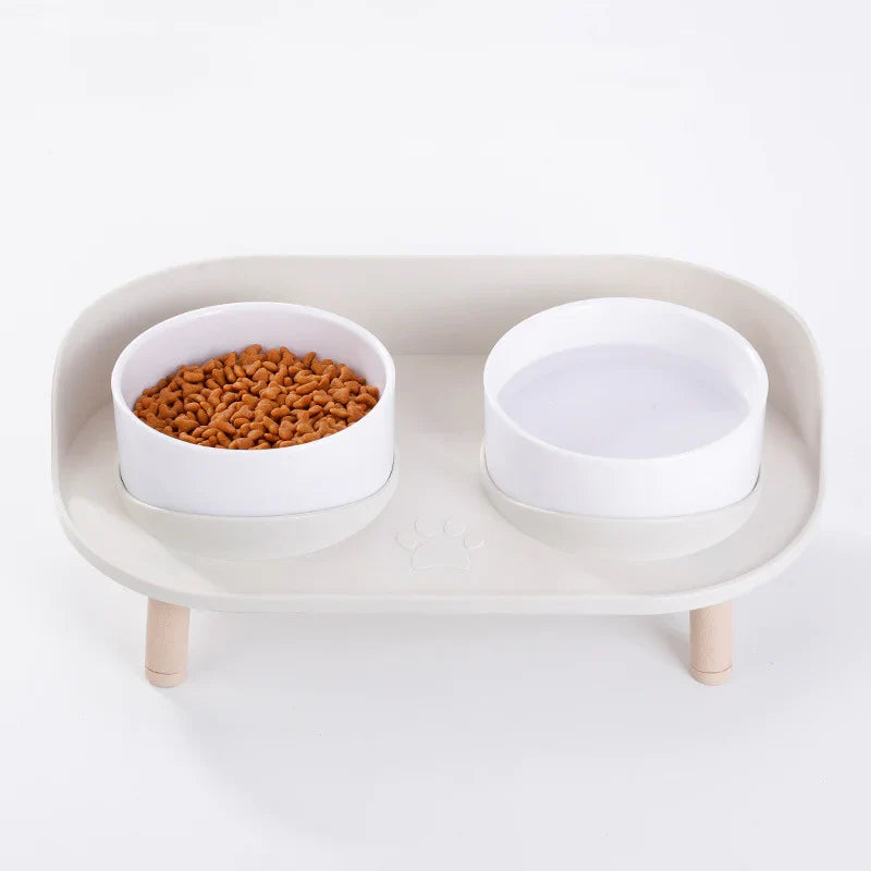 Anti-Tip Elevated Cat Food Bowl