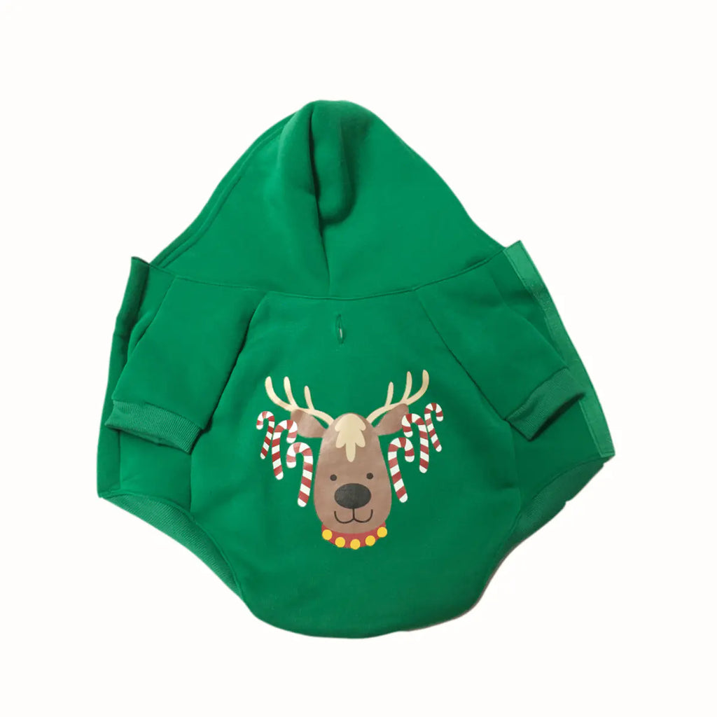 Festive Dog Hoodie - Cozy Christmas Wear