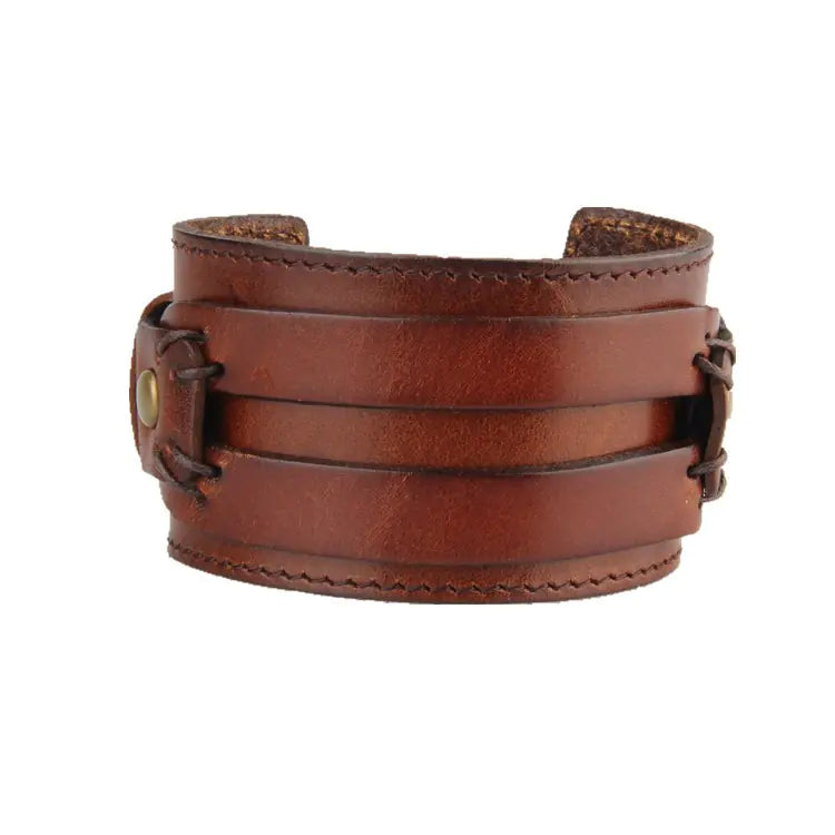 Chic Leather Layered Retro Bracelet