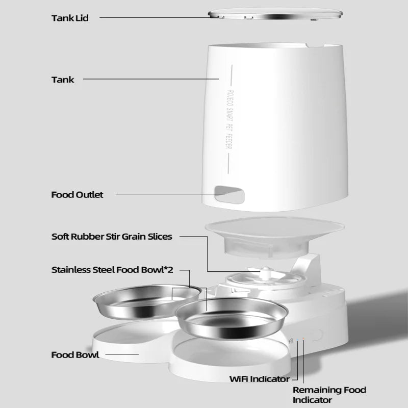 4L Smart Pet Feeder