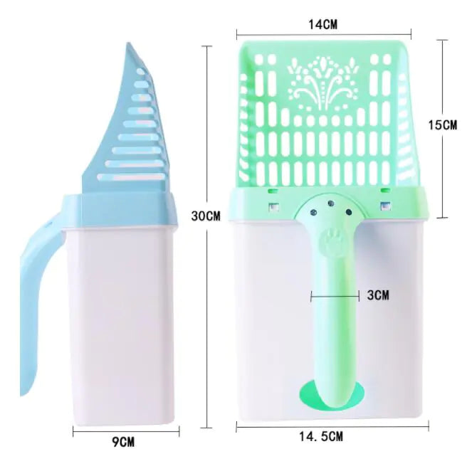 Cat Care Scoop and Storage Set
