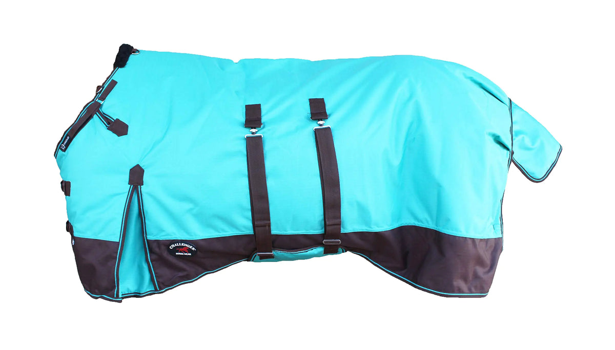 CHALLENGER 84" 1200D Turnout Waterproof Rain Horse Sheet Light Winter Blanket Bellyband 371B