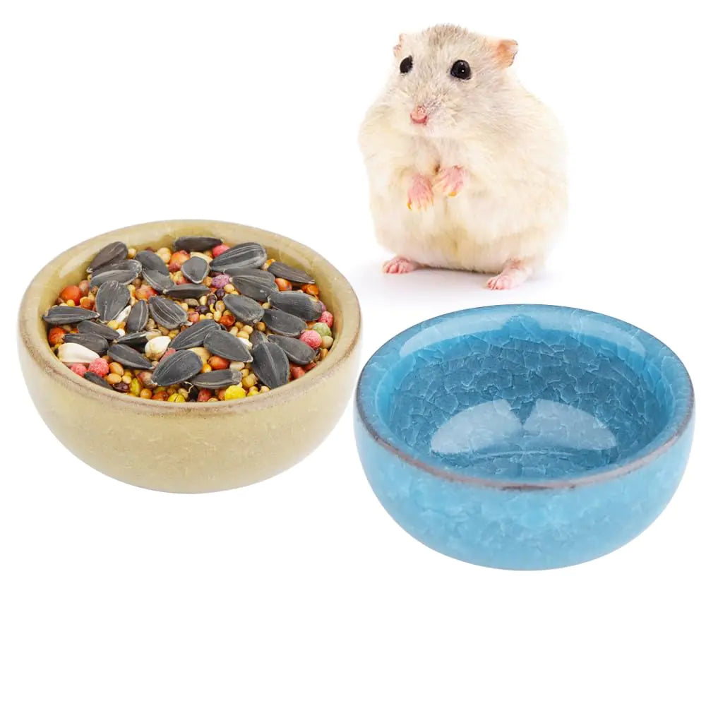 2 Pack Hamster Feeding Bowl