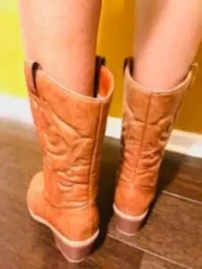 Ladies' Embroidered Cowboy Boots