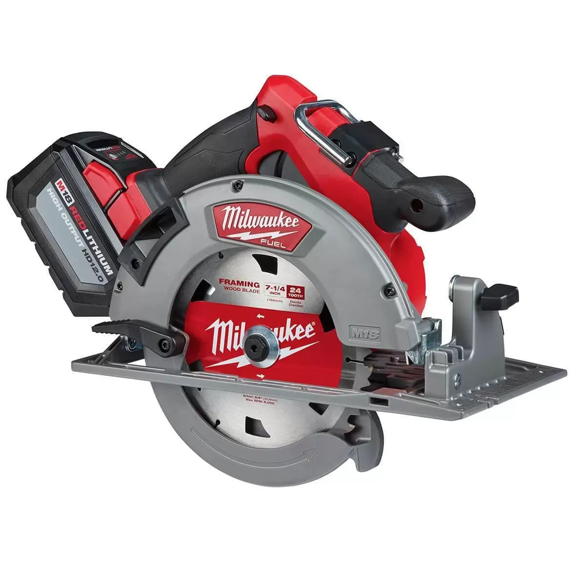 Milwaukee 2732-20SB M18 FUEL 18V 7-1/4 Circular Saw w/ 25 Saw Blades