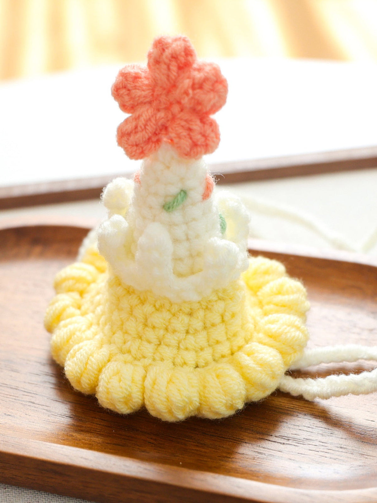 Crochet Knit Pet Hat