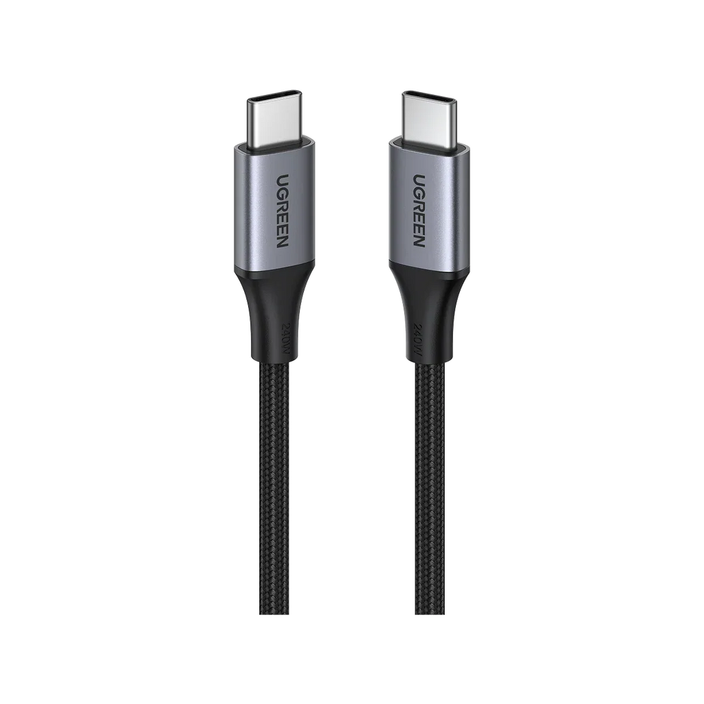 UGREEN USB-C’den USB-C’ye Kablo (Alüminyum Kaplama, Örgü)