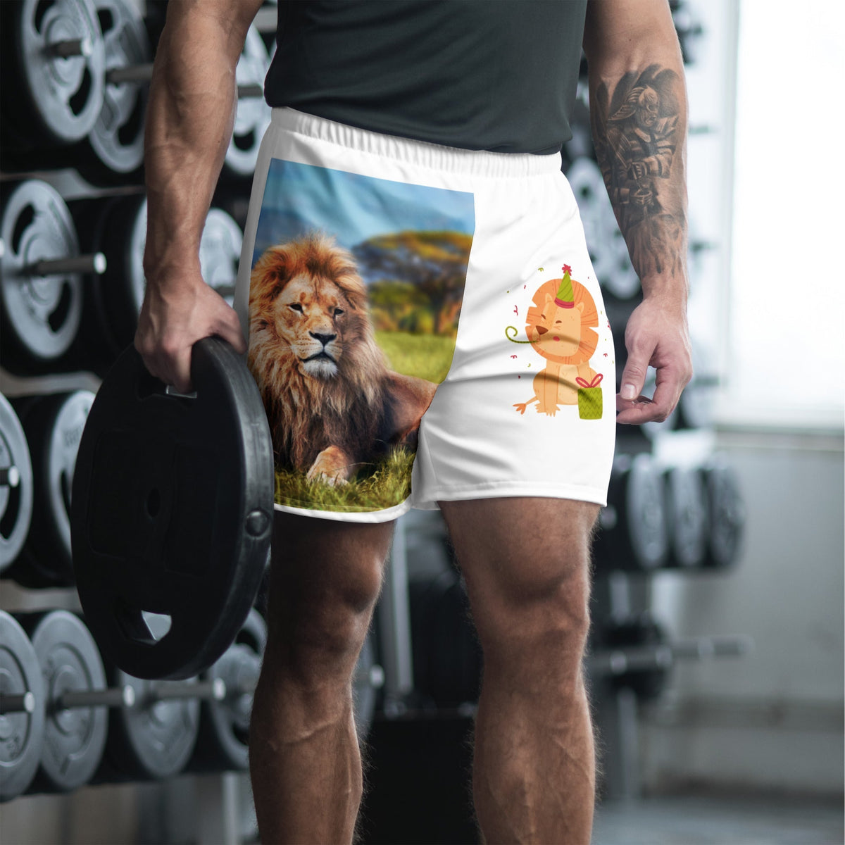 All-Over Print Unisex Athletic Long Shorts