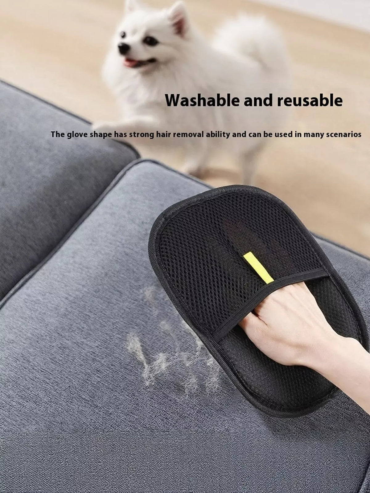 Washable & Reusable Glove-Shaped Pet Hair Remover