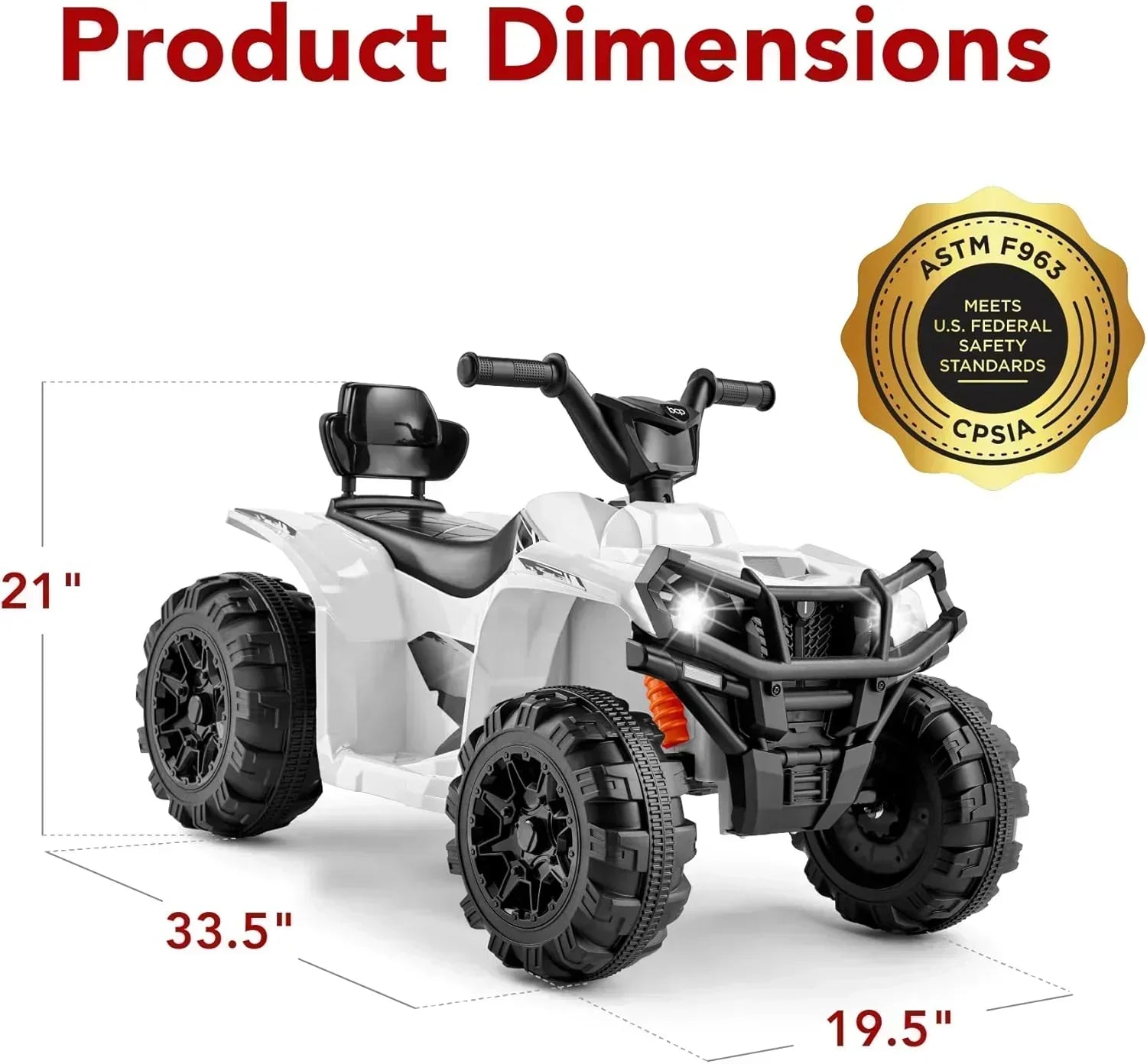 Best Choice Products 12V Kids Ride-On Electric ATV 4-Wheeler Quad Car Toy Bluetooth Audio