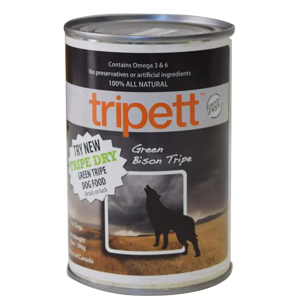 Green Bison Tripe Dog Treats 13 Oz