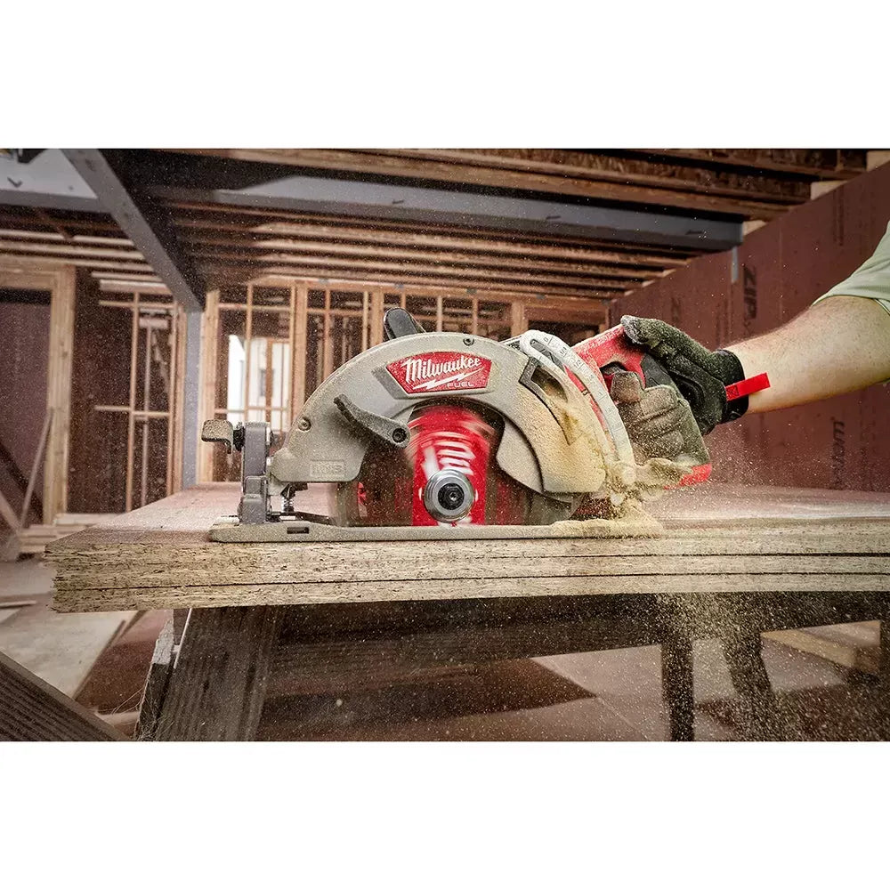 Milwaukee 2830-20SB M18 FUEL 18V 7-1/4 Circular Saw w/ 25 Circular Saw Blades