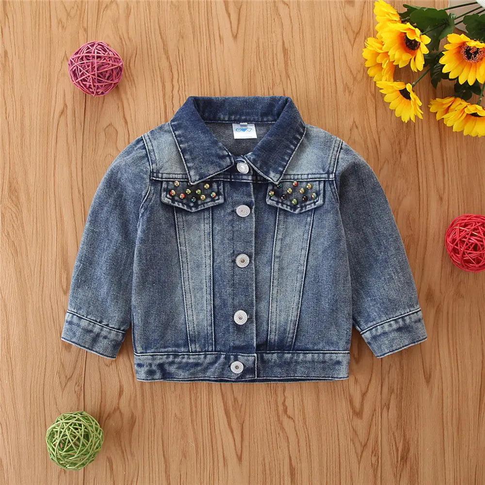 Chic Western Kids' Denim Jacket