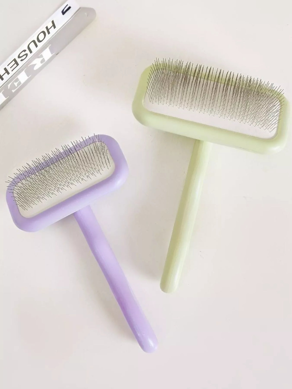 Gentle Pet Hair Remover Slicker Brush
