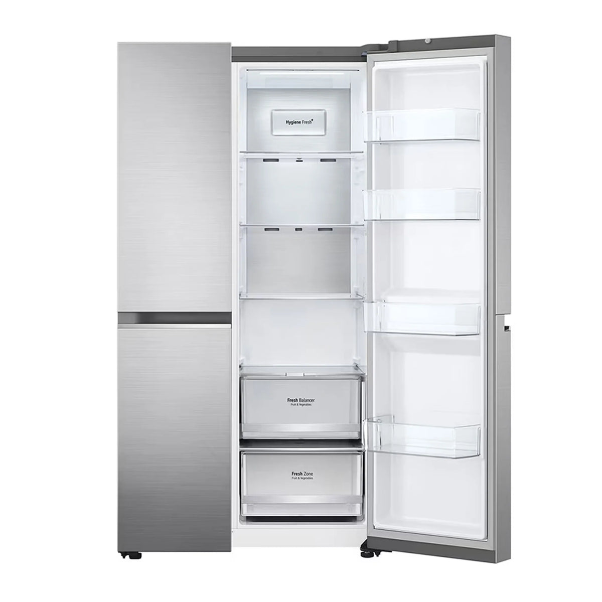 24.5 Cu. Ft. Side-by-Side Refrigerator Inverter with Convenient Interior