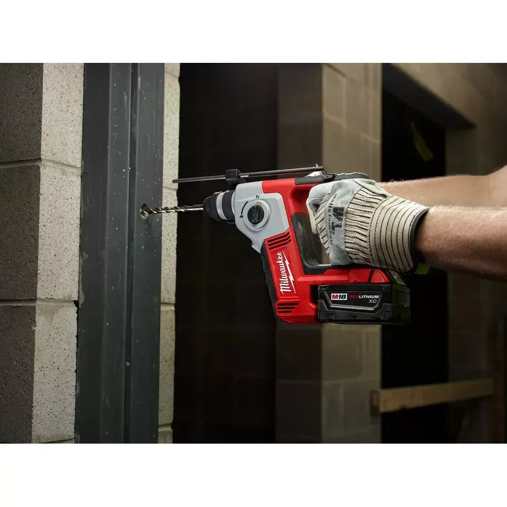 Milwaukee 2612-20 M18 18V 5/8 SDS Plus Rotary Hammer w/ Depth Rod - Bare Tool