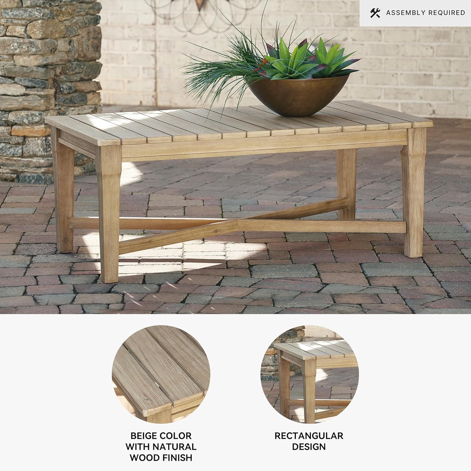 Coastal view outdoor terrace eucalyptus sofa