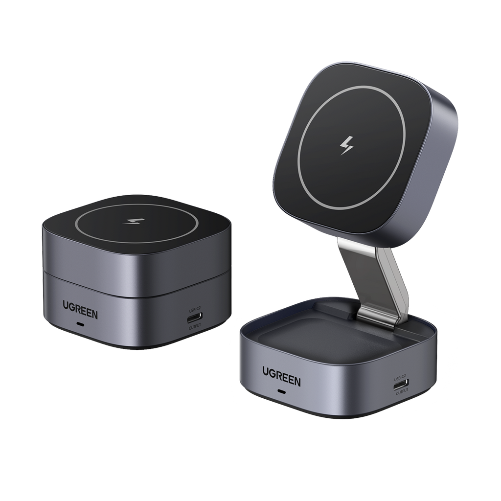 UGREEN 15W 2-in-1 Wireless Charger