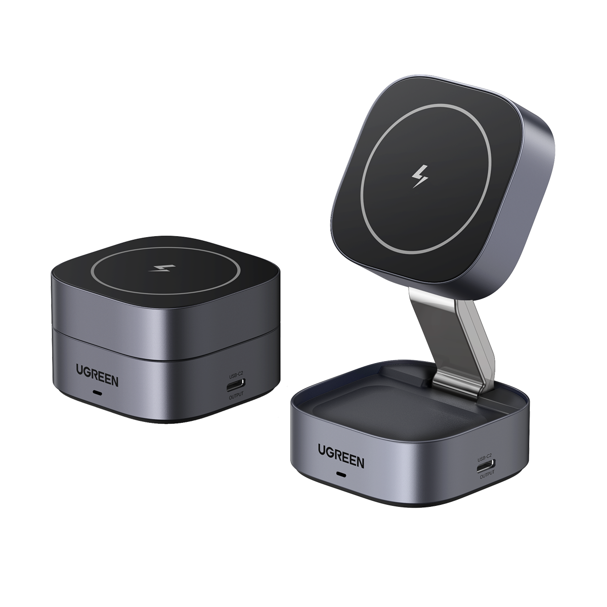 UGREEN 15W 2-in-1 Wireless Charger