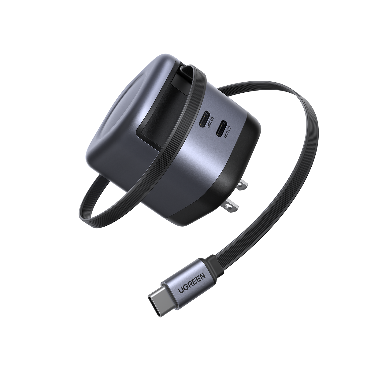Củ Sạc UGREEN Dây Rút USB-C 45W
