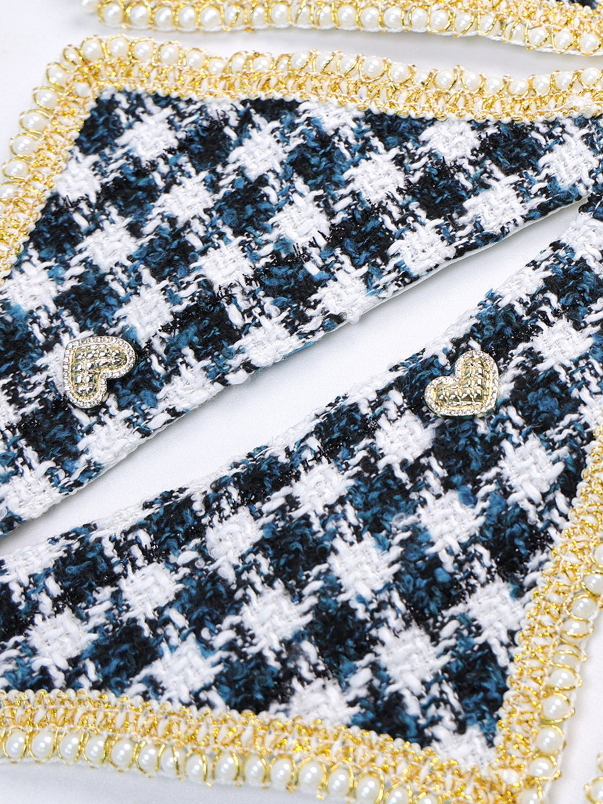 Triangle Tweed Pet Scarf