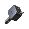 UGREEN Nexode Sạc Ô Tô 145W kèm Cáp USB-C Thu Gọn