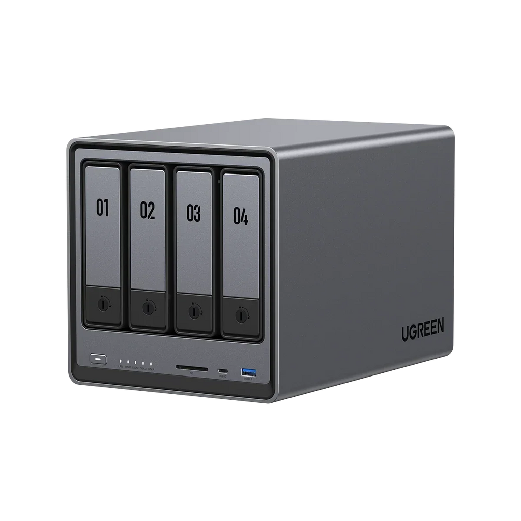 UGREEN NASync DXP4800, NAS de escritorio de 4 bahías, CPU Intel N100 de cuatro núcleos