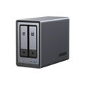 UGREEN NASync DXP2800, NAS desktop a 2 bay, CPU Intel N100 Quad-core, 8 GB di RAM DDR5