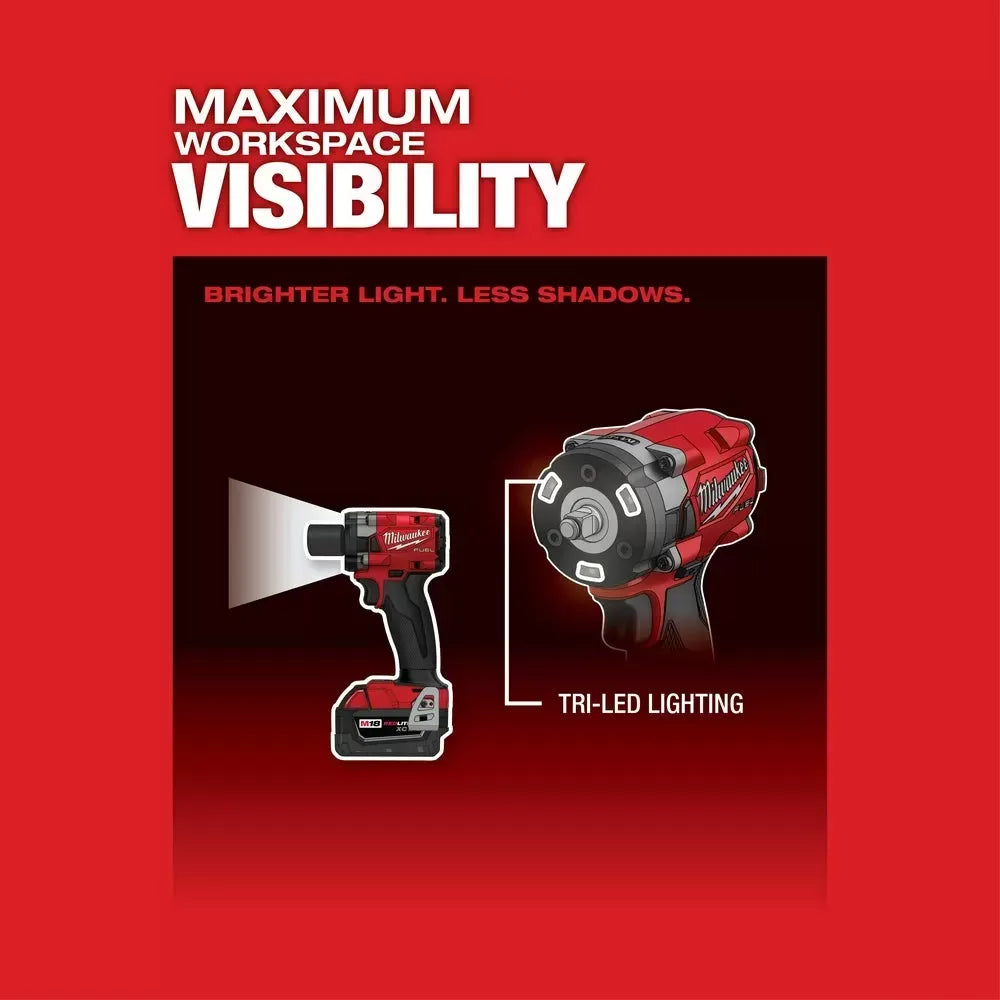 Milwaukee Pre-Sale 2854-20SAE M18 FUEL 18V 3/8 Impact Wrench w/ 8PC SAE Sockets