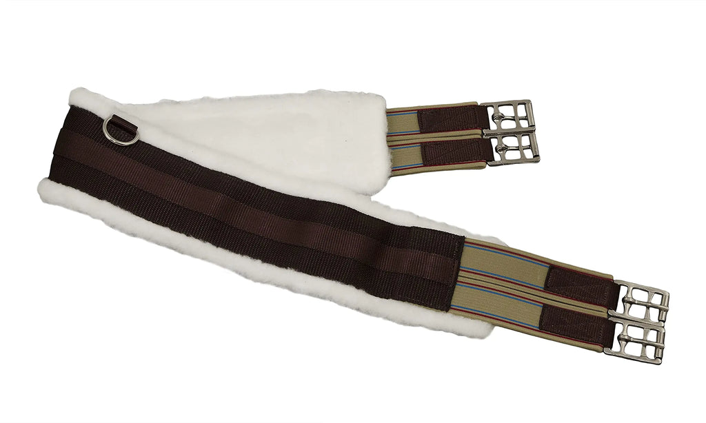 Horse Fare Products Comfy Fleece English Girth with Double Elastic (52")