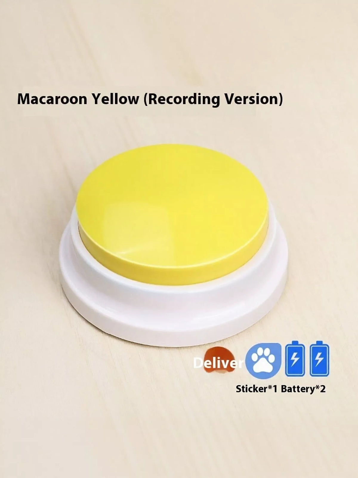Recordable Talking Pet Sound Buttons