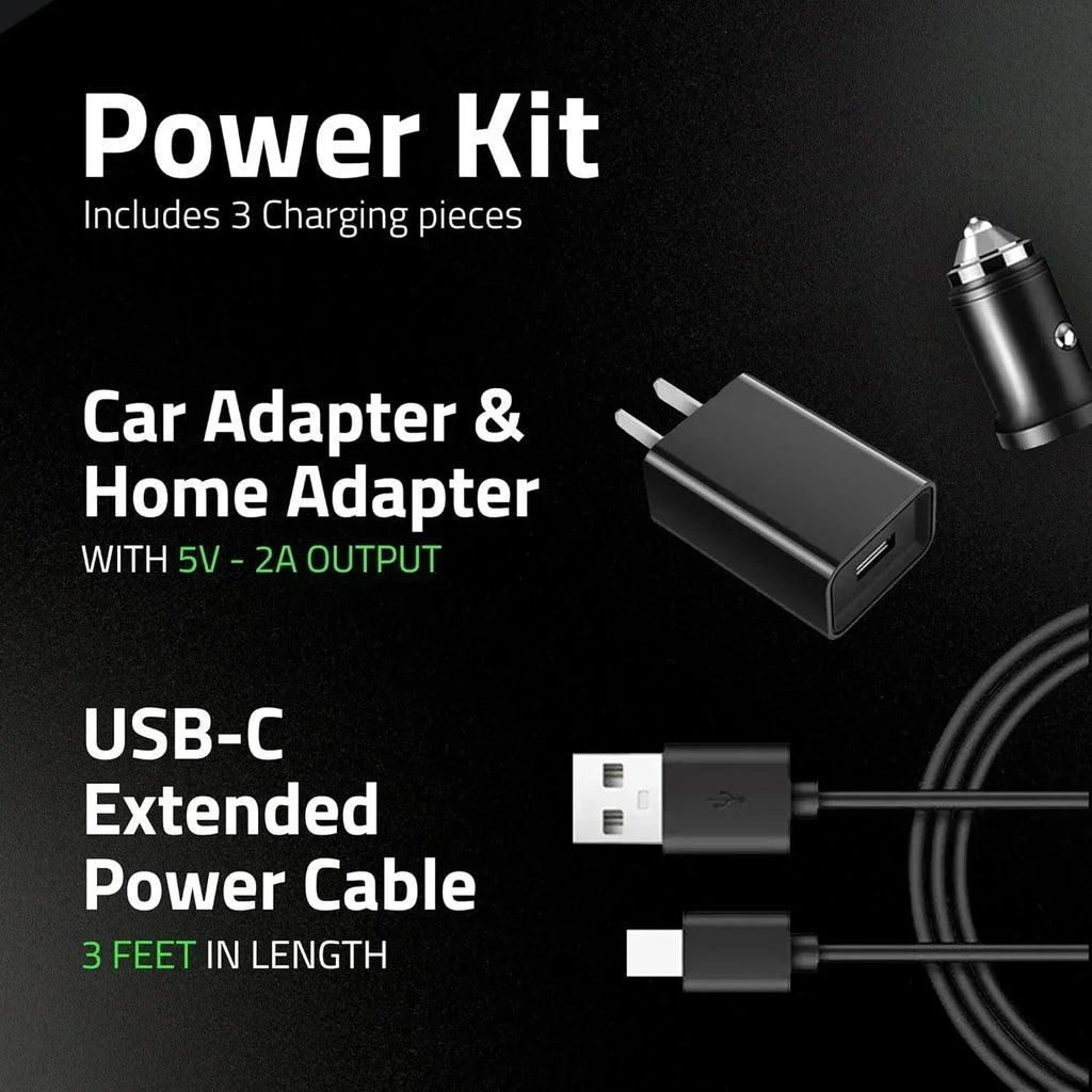 Power Kit Bundle Deal 2-Pack Tire Inflation Portable Air Compressor with Power Kit for Charging