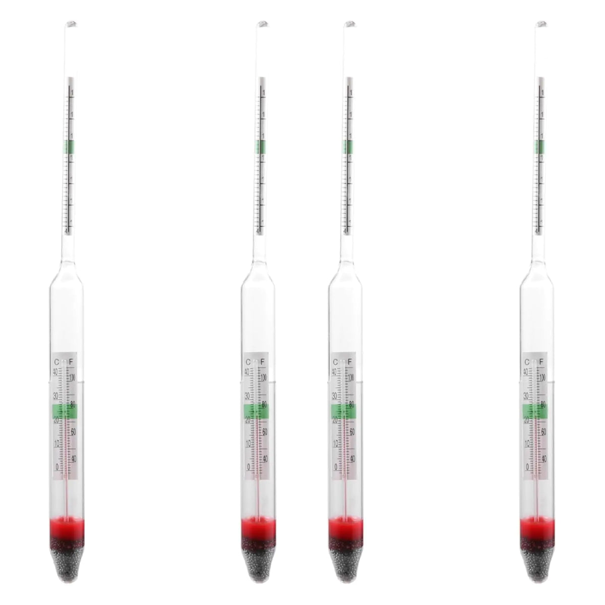 Balacoo Aquatic Hydrometer & Thermometer - 4 Pack