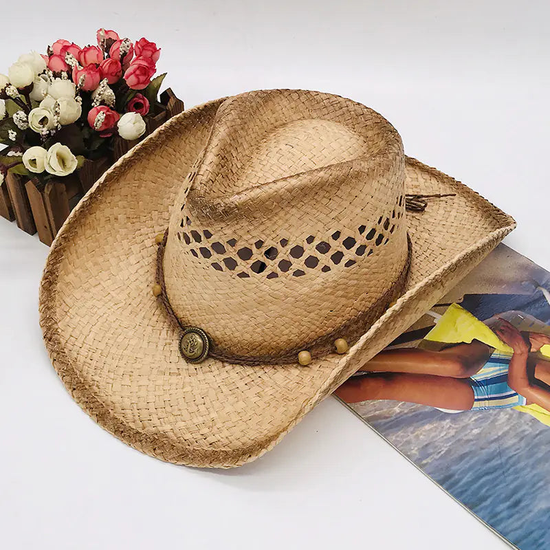 Beachside Western Straw Hat