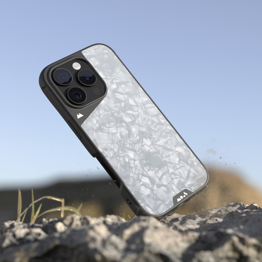 Silver Pearl Protective Phone Case - Limitless