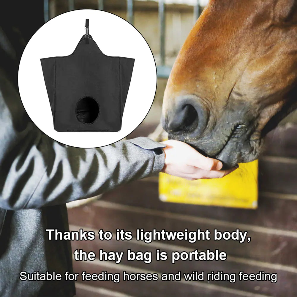 Horse Hay Bags for Slow Feeding When Going Out