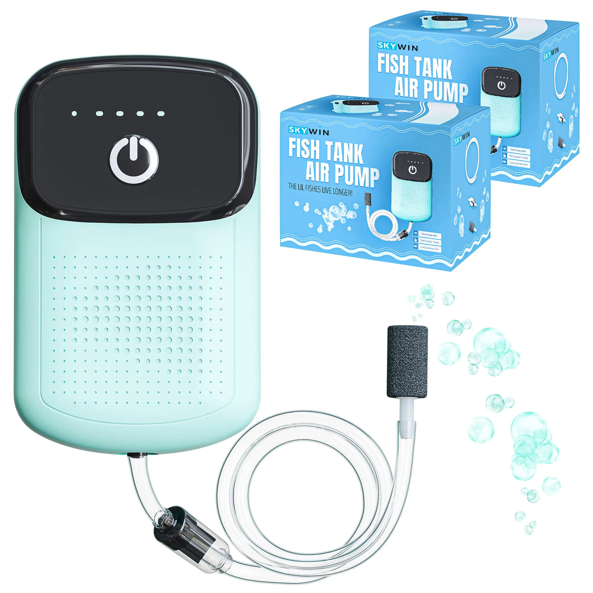 Skywin Dual Portable Fish Aerator Pump