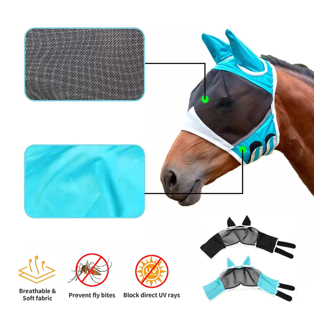 Airy BugShield Horse Hood