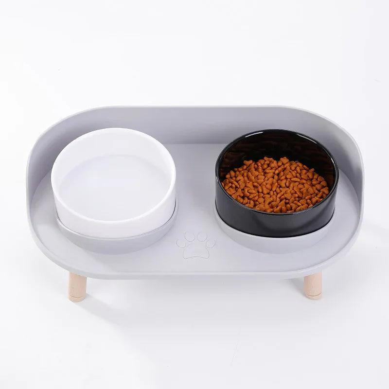 Anti-Tip Elevated Cat Food Bowl