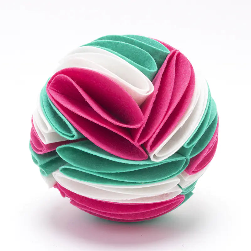 Foldable Dog Snuffle Ball for IQ Training Games
