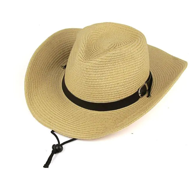 Chic Western Straw Sun Hat