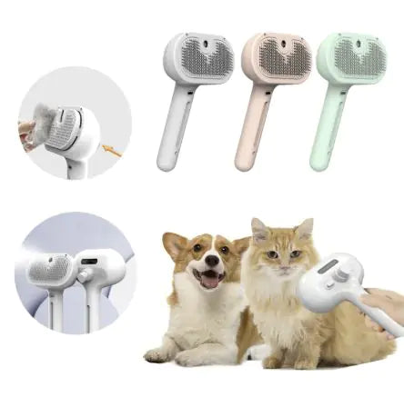 Self-Cleaning Pet Grooming Brush