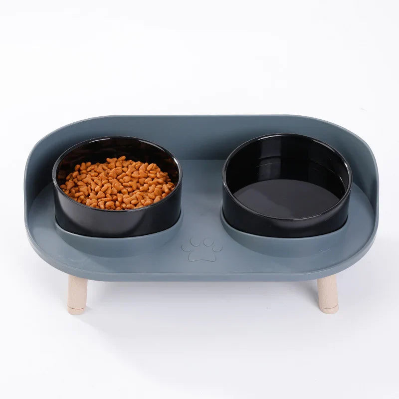 Anti-Tip Elevated Cat Food Bowl