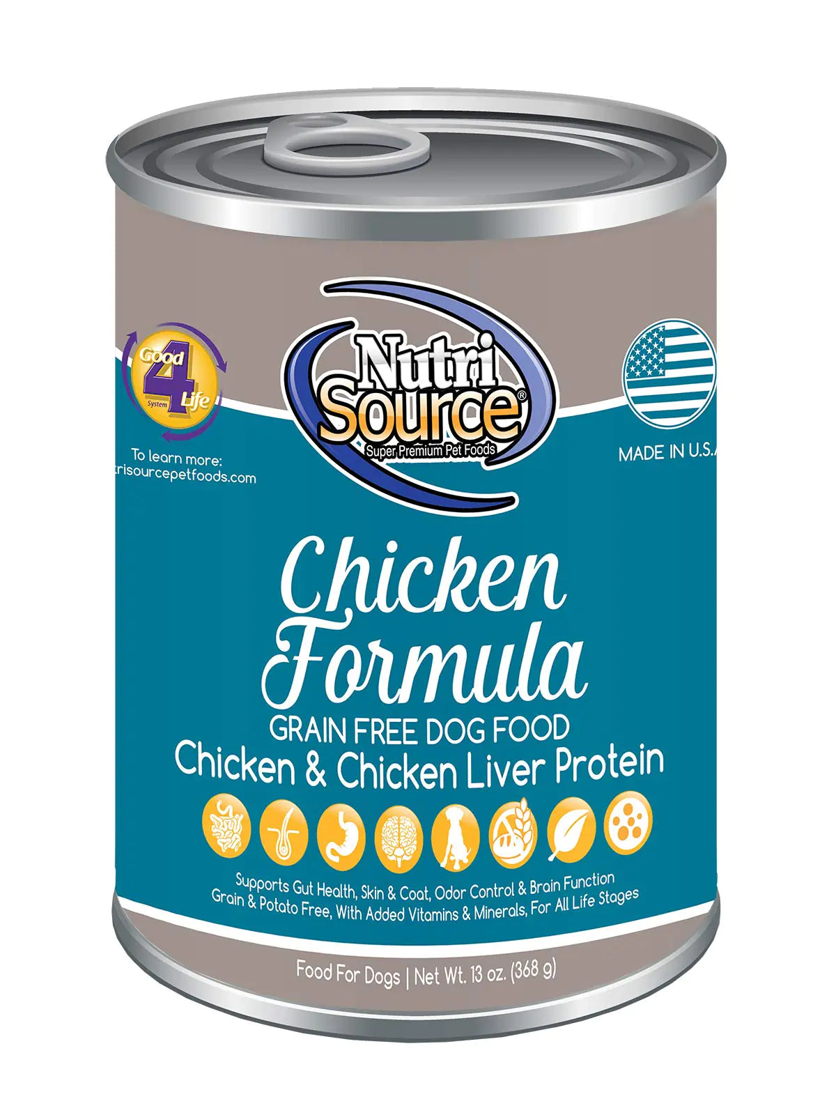 NutriSource 13oz Pure Chicken Grain-Free Wet Dog Food