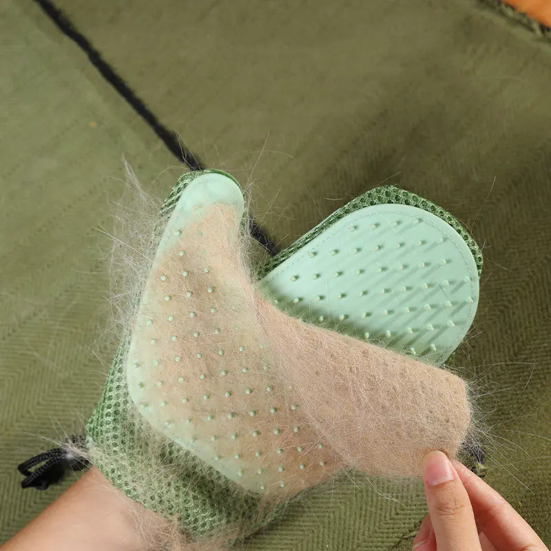 Silky Pet Grooming Gloves